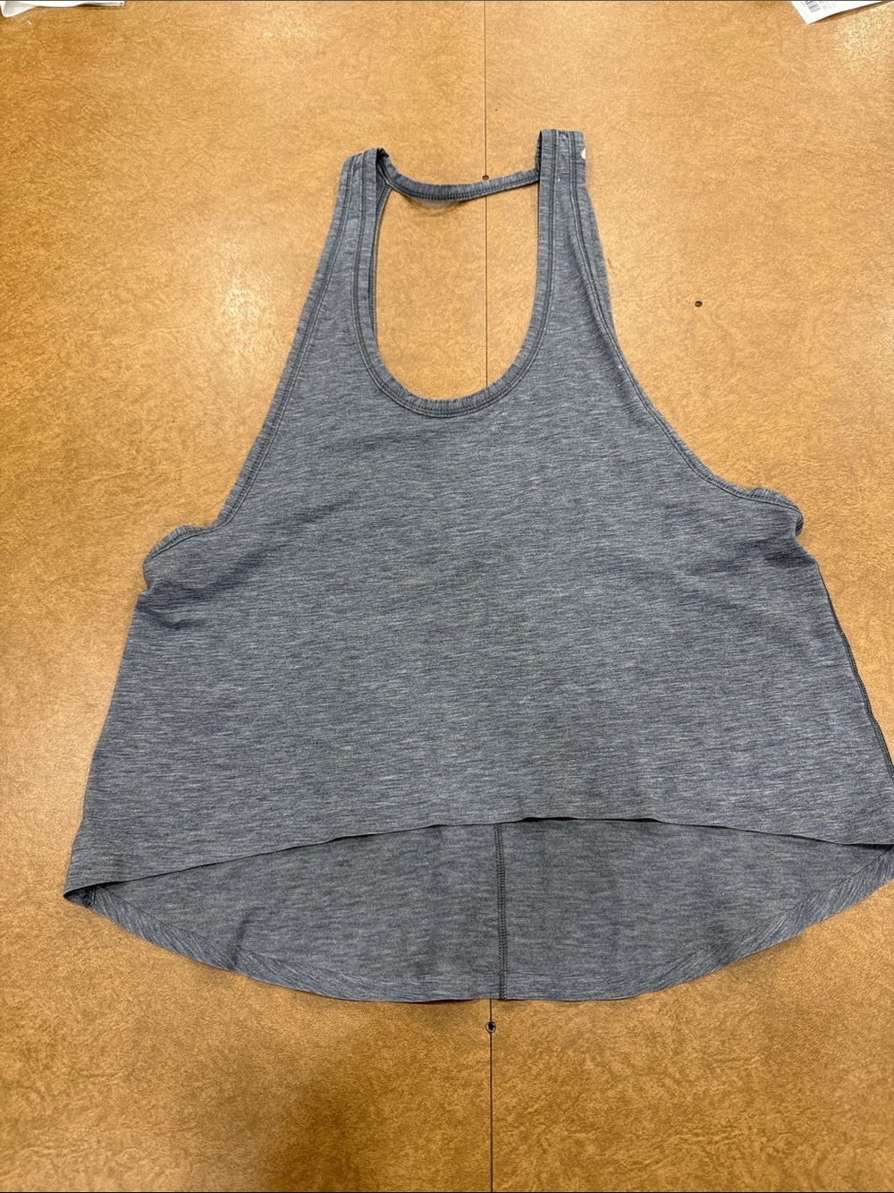 Lululemon Intended Tank Heathered Gray Racerback Brushed Soft Tank Top SZ 6 - Picture 1 of 6
